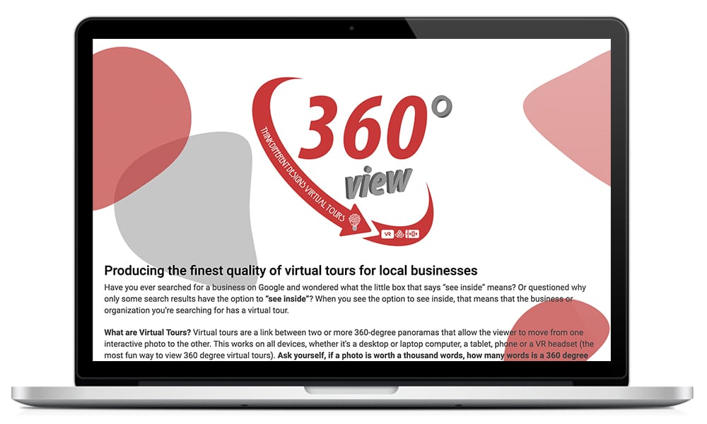 Featured image for “360 Degree Virtual Tours”